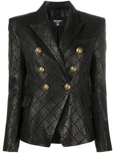 Balmain двубортный блейзер