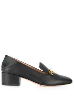 Bally лоферы с металлическим логотипом