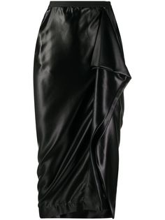 Rick Owens юбка с драпировкой