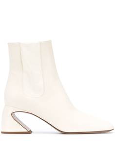 Jil Sander ботильоны на скульптурном каблуке