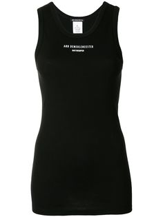 Ann Demeulemeester топ без рукавов с логотипом