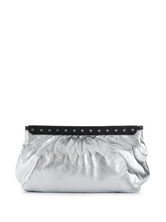 Isabel Marant клатч Luz с эффектом металлик