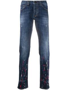 Philipp Plein прямые джинсы Urban Graffiti