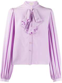 Temperley London блузка с оборками и пышными рукавами