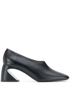 Jil Sander туфли-лодочки на скульптурном каблуке