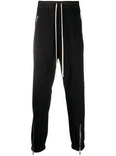 Rick Owens брюки с низким шаговым швом