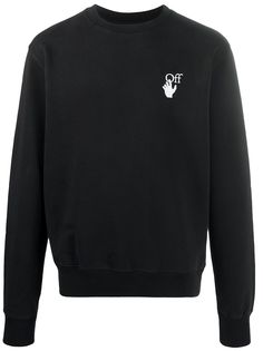 Off-White толстовка Cut Here с логотипом