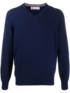 Brunello Cucinelli джемпер с V-образным вырезом