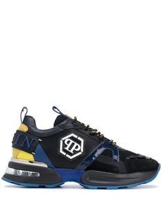 Philipp Plein кроссовки Hexagon с контрастными вставками