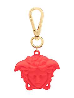 Young Versace red logo keyring