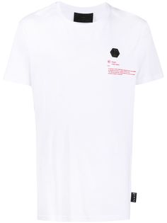 Philipp Plein футболка с принтом и нашивкой-логотипом
