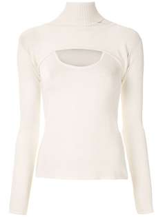 Reinaldo Lourenço блузка с вырезом