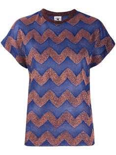 M Missoni джемпер с узором зигзаг