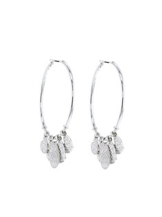 Christian Dior серьги-кольца Coeurs Légers с подвесками