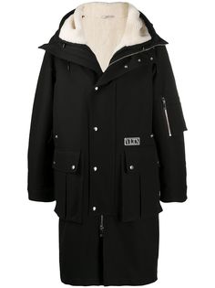 Valentino пальто с подкладкой из овчины