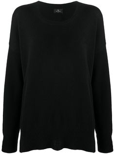 Etro джемпер с боковыми разрезами