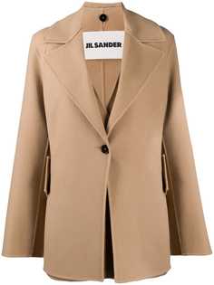 Jil Sander короткое двухслойное пальто
