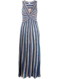 M Missoni трикотажное платье в полоску