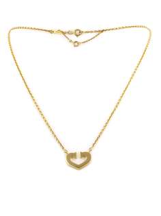 Cartier колье Coeur et Symbole из белого золота