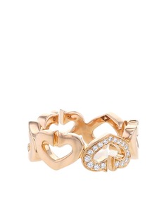 Cartier кольцо Coeur et Symbole из розового золота с бриллиантами
