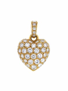 Cartier подвеска Coeur et Symbole 2000-х годов из желтого золота с бриллиантами