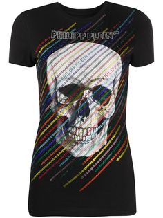 Philipp Plein футболка с принтом Skull