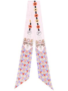 Temperley London платок с геометричным принтом