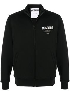 Moschino толстовка на молнии с принтом Couture!