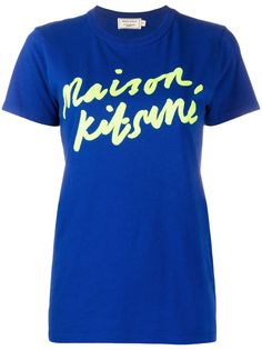 Maison Kitsuné футболка с логотипом