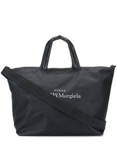 Maison Margiela большая сумка-тоут с логотипом
