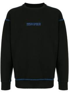Marcelo Burlon County of Milan contrast stitch sweatshirt with graphic print