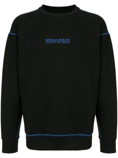 Marcelo Burlon County of Milan contrast stitch sweatshirt with graphic print