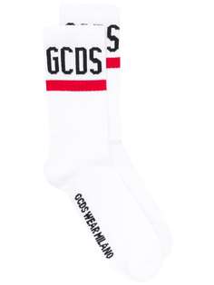 Gcds носки в рубчик с логотипом
