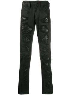 Philipp Plein декорированные джинсы
