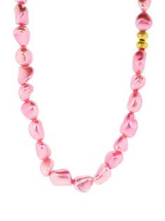 BOAZ KASHI золотое колье с жемчугом