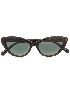 Stella McCartney Eyewear солнцезащитные очки в оправе кошачий глаз и цепочкой