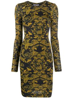 Versace Jeans Couture платье миди с принтом Paisley Loop