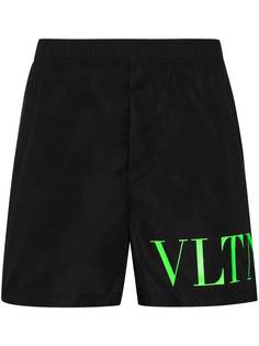 Valentino плавки-шорты с логотипом VLTN
