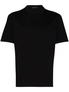 Ermenegildo Zegna футболка с вышитым логотипом