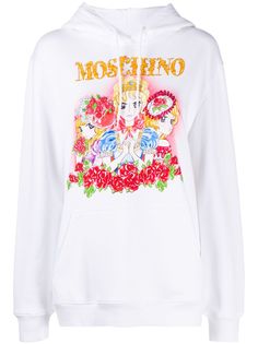 Moschino худи с принтом
