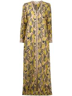 Temperley London платье-рубашка Reef с принтом