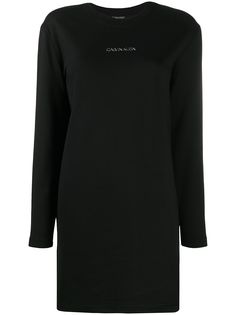 Calvin Klein платье с длинным рукавами и логотипом