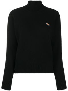 Maison Kitsuné джемпер с вышивкой