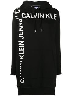 Calvin Klein Jeans платье-худи с логотипом