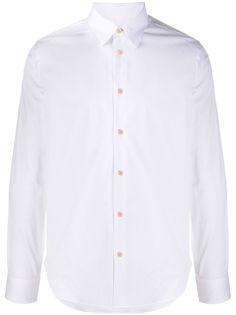 Paul Smith однотонная рубашка с длинными рукавами