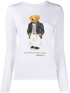 Polo Ralph Lauren футболка Polo Bear с длинными рукавами