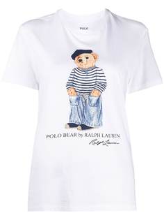 Polo Ralph Lauren футболка с принтом Polo Bear