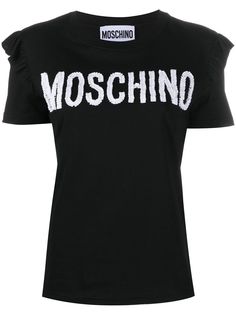Moschino футболка с логотипом