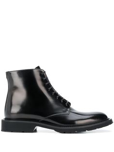 Saint Laurent ботинки на шнуровке