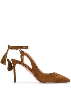 Aquazzura туфли-лодочки с завязками на щиколотке